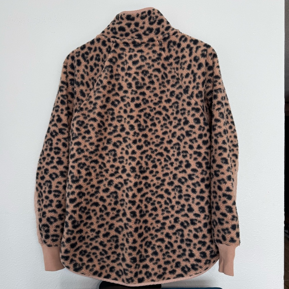 Abercrombie & Fitch Women's Asymmetrical Snap-Up Fleece Size L - Picture 7 of 13